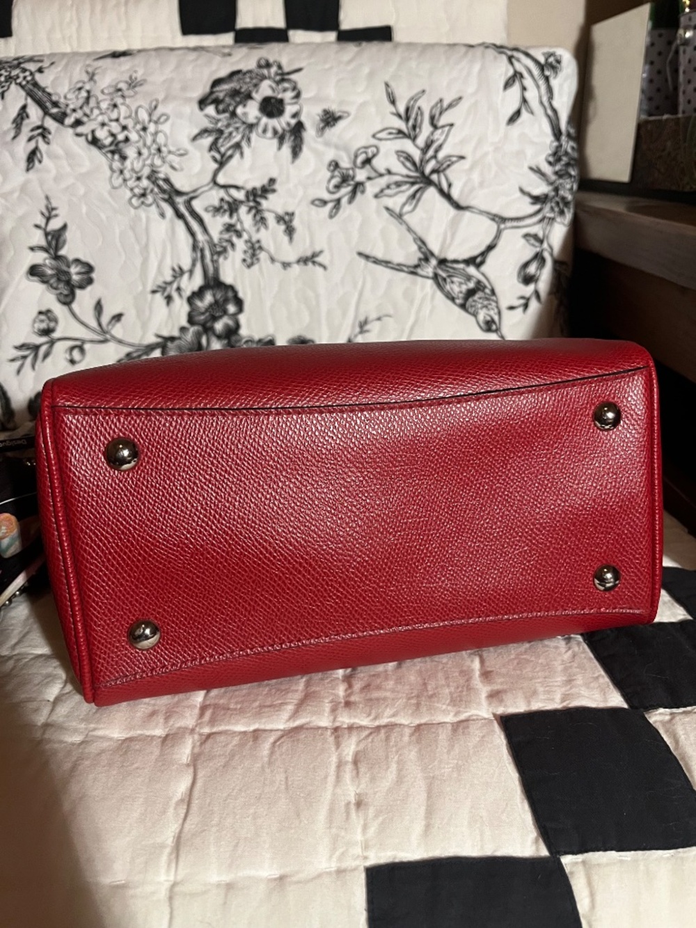 Coach x Peanuts snoopy Limited Edition red Leather Satchel - Picture 11 of 11